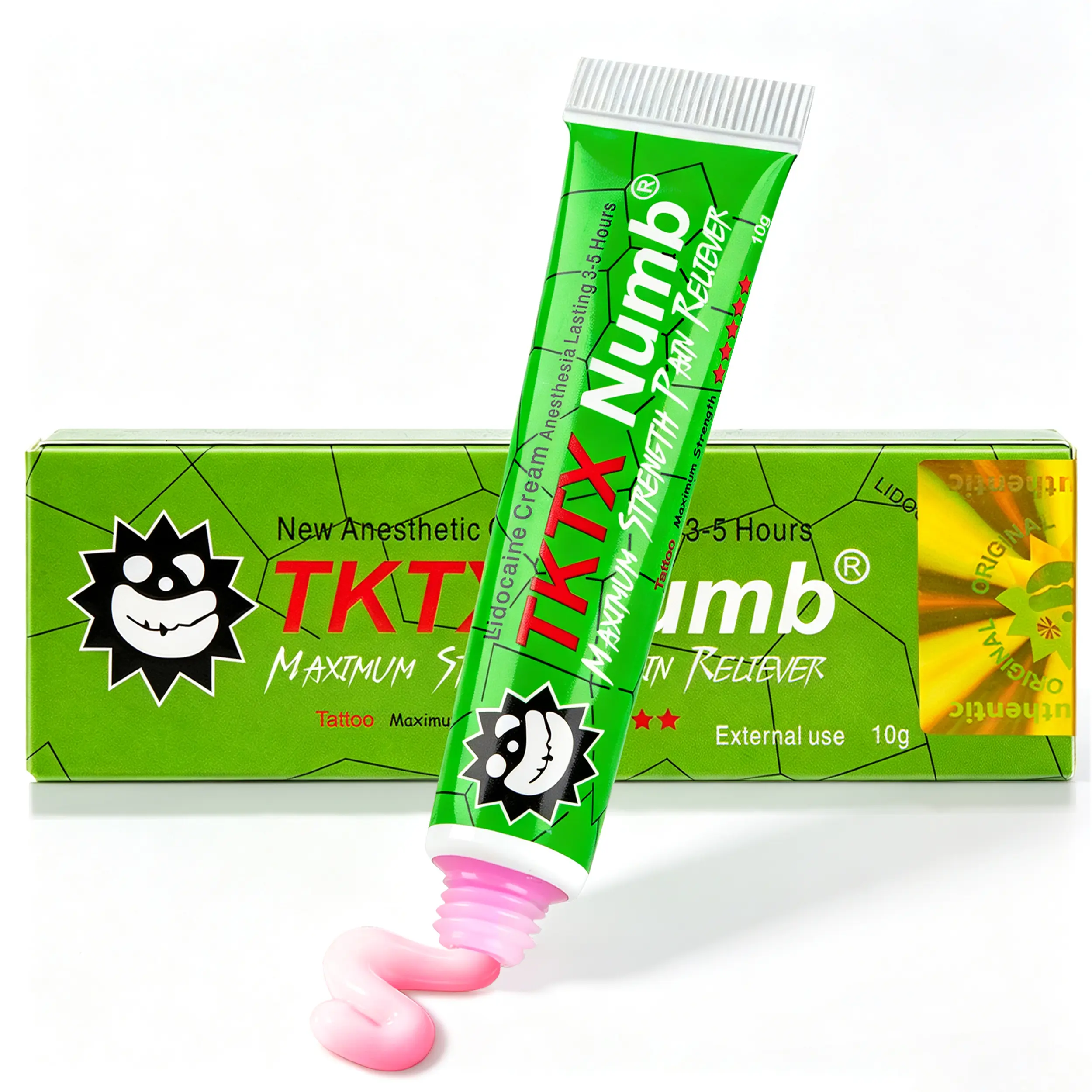TKTX Tattoo External Cream I 99.9% Limited Edition Very Strong I For Tattoos I Laser Removal | Waxing I EyebrowThreading I Tattoo Numbing Cream (1 Pack-10g)