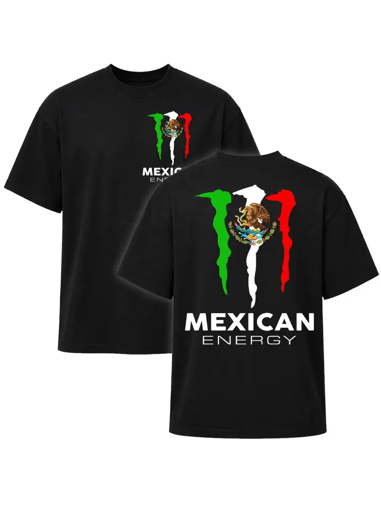 Mexican Energy 2 Side Chicano Clothes Style Clothing Unisex Hoodie Medium Heavy Sweatshirt for Men & Women Streetwear