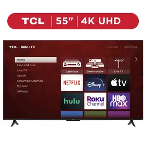 TCL S4 Series 55in 4K UHD HDR Smart Roku TV