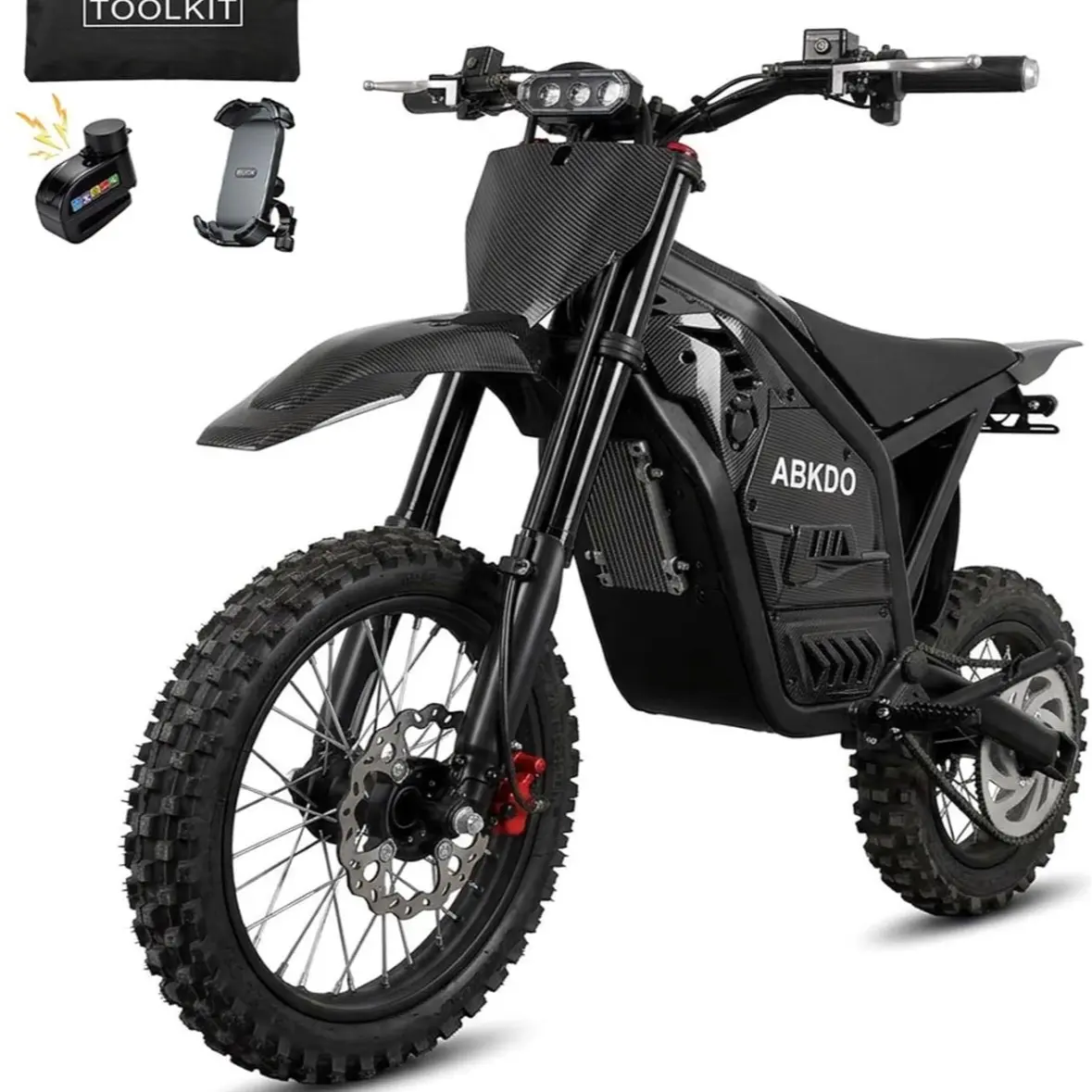 Electric Dirt Bike for Teens & Adults - 4000W Peak Power, 45 MPH Top Speed, Sports & Outdoor Leisure Electric Cycling Equipment