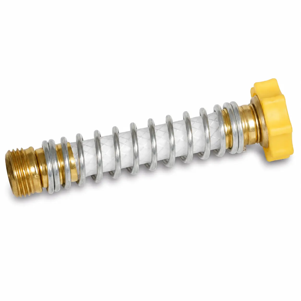 Flexible Hose Protector with Coil Spring Eliminates Hose Crimping and Straining at Faucets and Connections for Rv Garden Car Wash Extension Adapter Anti Crimp Strain Relief Spring Adapter