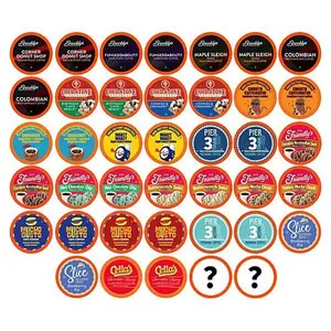 Two Rivers Coffee 40ct Medium Roast Coffee Pods Sampler