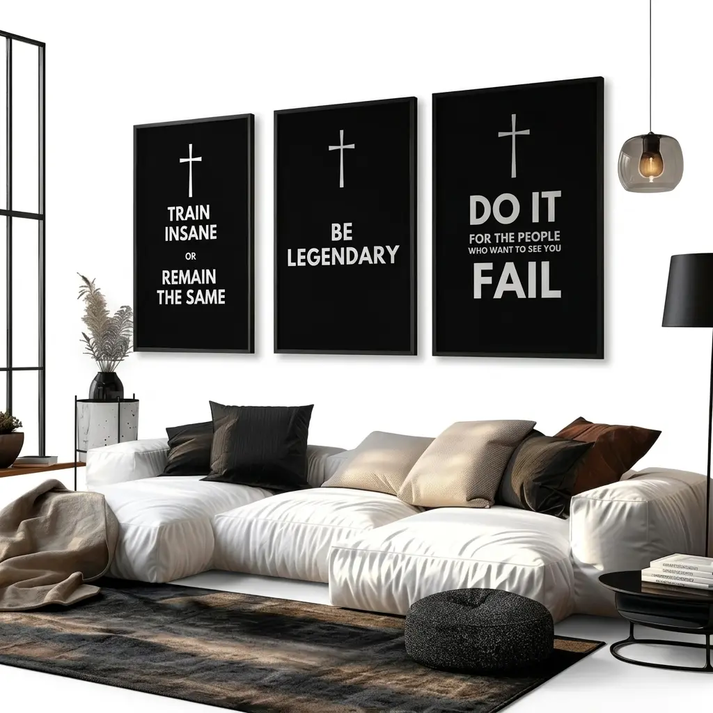 KAWS Wall Art Set of 3 Trendy Urban Room Decor prints poster #111 Modern Minimalist Design Decoration