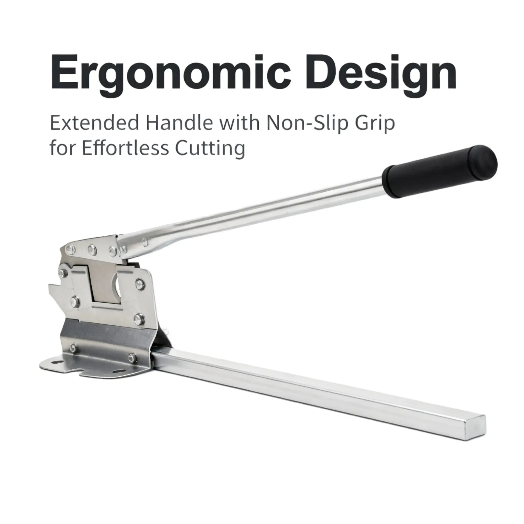 Silver Light Steel Keel Guillotine - Carpentry Special Dual-Function 2-in-1 Shear Cutter with Extended Handle, Ergonomic Design, Effortless Cutting Auxiliary Equipment for DIY Enthusiasts, Carpentry Ceiling Use