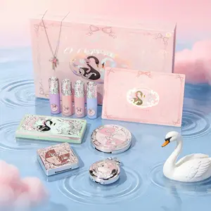 9-Piece Makeup Set, Elegant Ballet Style Packaging, Glitter, Lipgloss, Ideal for Daily Use, Parties, Beginner Gift Box, Perfect for Birthdays, Anniversaries