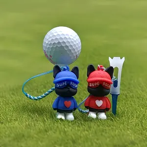 1 Pair Premium Rubber Golf Tees - Anti-Lost, Durable, and Easy to Use - Perfect Valentines Day Gift for Golf Enthusiasts