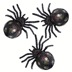 Spider Squishy Toy with Colorful Beads