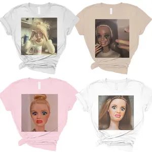 Funny Doll - Print is Sublimation, Unisex T-Shirt, Funny Tee, Funny Apparel, Gift Idea, Relaxed Fit, Casual Apparel, Cute Top, Great with Jeans, All Seasons, Fun Style, Comfortable Shirt