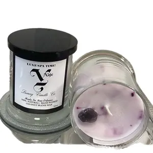 Triple Scented Coconut Luxury Wax Candles - 100% Natural, Hand Poured, Made in New Orleans