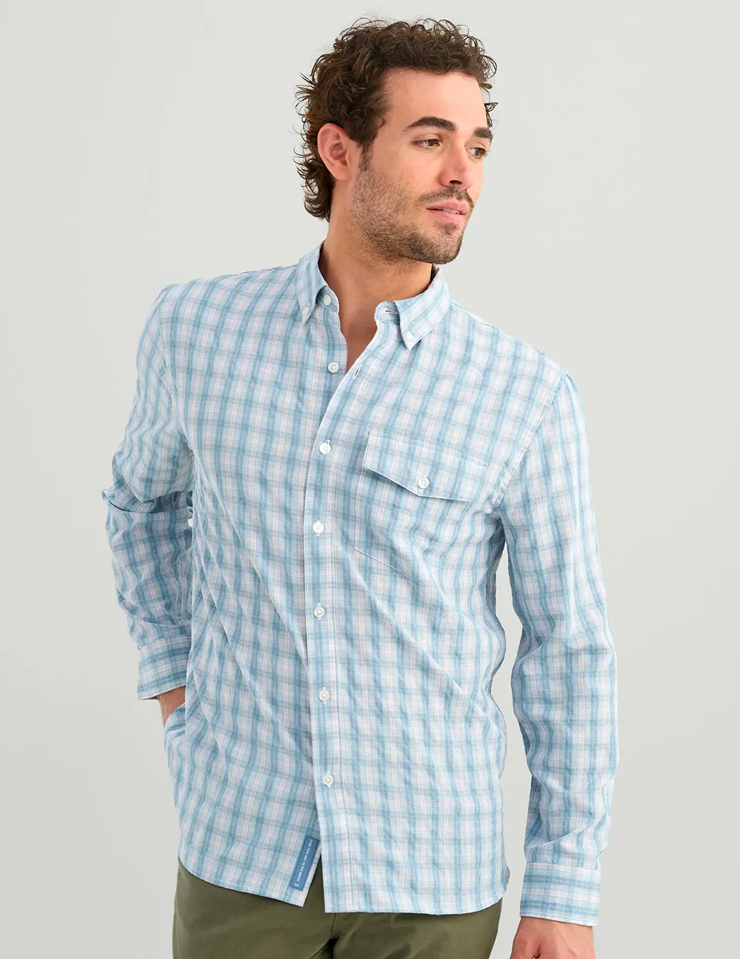 HUK Chatham Long Sleeve Button-Down