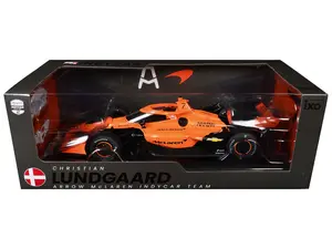 Dallara IndyCar #7 Christian Lundgaard "McLaren" Arrow McLaren "NTT IndyCar Series" (2026) 1/18 Diecast Model Car by IXO Models