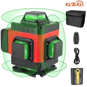 GZG Hot Selling 16 Line Laser Level, Accurate Measurement Tool for Construction & DIY Projects, Durable Design for Easy Use
