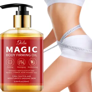 Body Firming Oil 250ML, Sweet Almond Oil + Baobab Oil + Cactus Fruit Extract, Tightening & Lifting, Moisturizing Body Oil, Suitable for All Skin Types