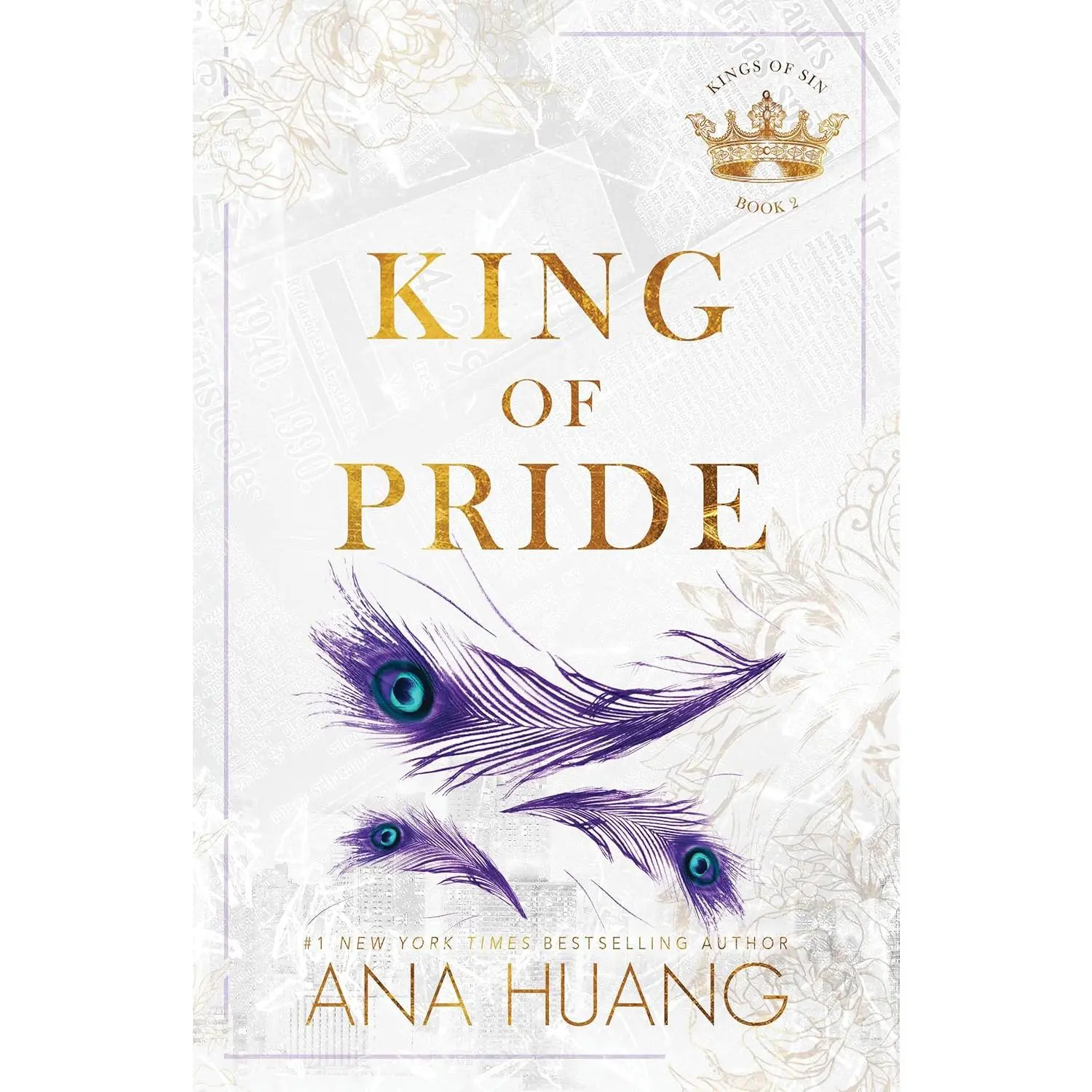 King of Pride - 2nd Book in the Kings of Sin Series, Billionaire Romance Paperback for Romance Book Recommendations, Paperback Book