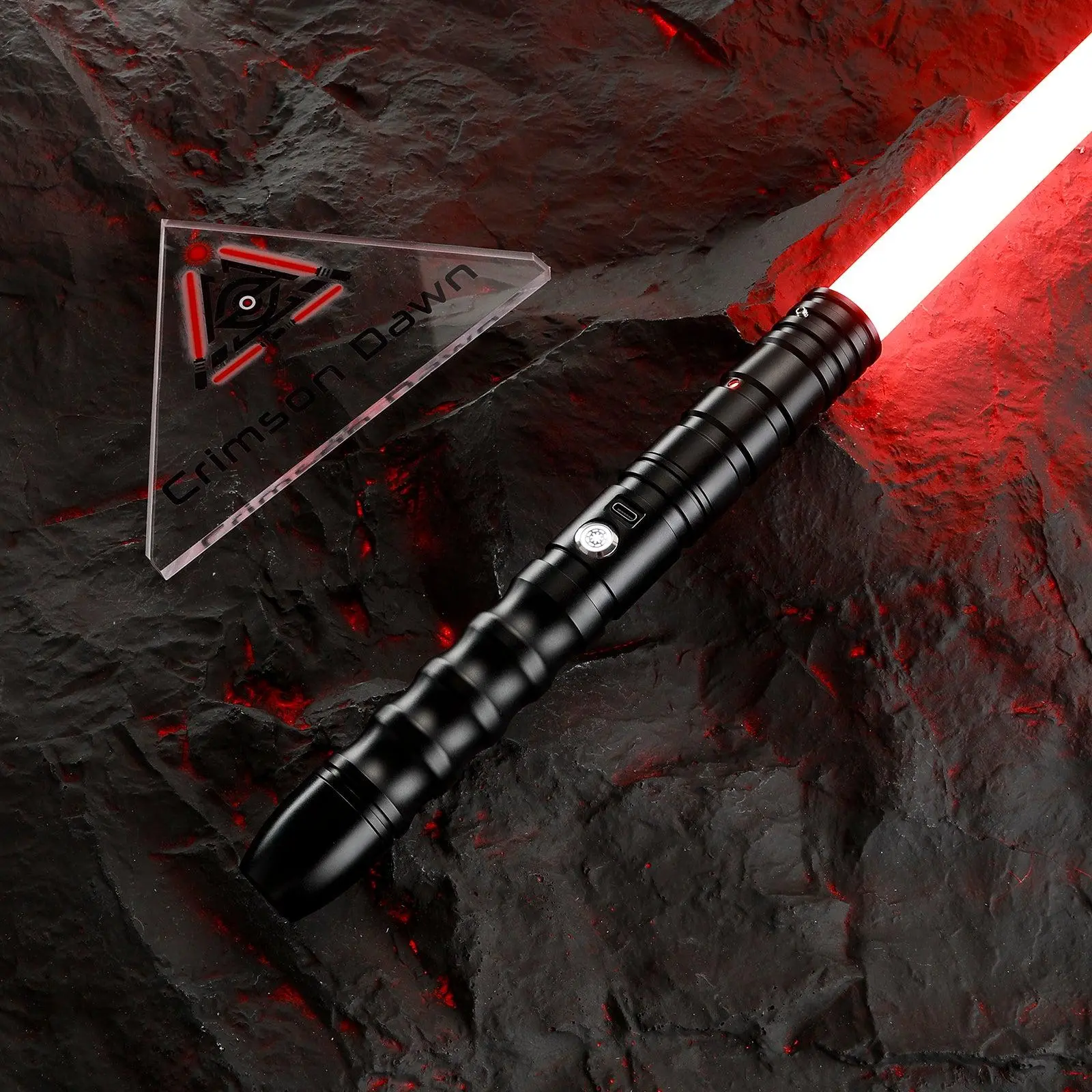 Crimson Dawn Logan Lightsaber – Custom Metal Hilt Dueling Saber