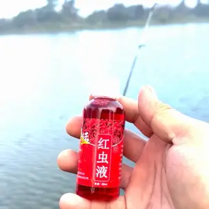 Fish Attractant Liquid with Red Worms Scent for Enhanced Fishing Bites and Catch Rate
