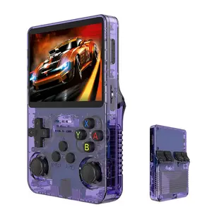 36s Retro Handheld Game Console, 3.5 Inch IPS Display, 64GB Storage, 20,000 Classic Games, Open Source Linux System, Blue Light Size, Portable Handheld Console