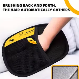 1Count Upgrade Version Dual-Sided Pet Hair Removal and Beauty Gloves, Reusable Cat and Dog Beauty Gloves for Easy Removal and Cleaning of Loose Hair.