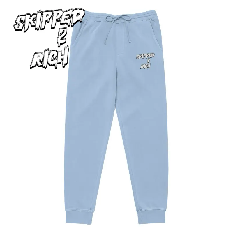 Unisex Pigment-Dyed Sweatpants with Adjustable Drawstrings and Jersey-Lined Slash Pockets 80% Cotton 20% Polyester Relaxed Fit