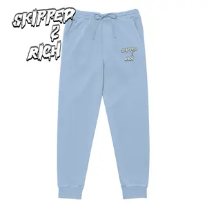 Unisex Pigment-Dyed Sweatpants with Adjustable Drawstrings and Jersey-Lined Slash Pockets 80% Cotton 20% Polyester Relaxed Fit