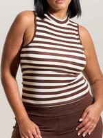 Brown and Cream Stripes