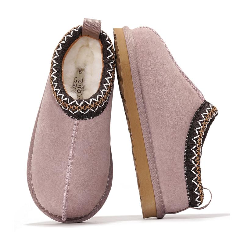 Project Cloud Kids Slippers | Australian Sheepskin | Memory Foam Insole | Lightweight | Non-Slip Girl Footwear - Dreamwarm