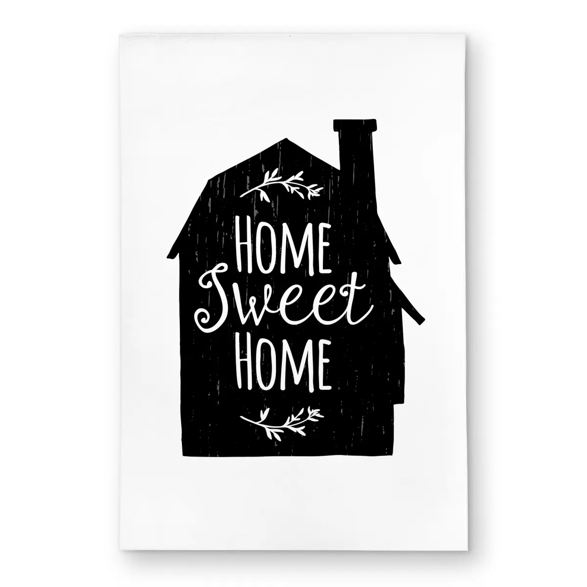 Begin Home Decor C1ROAR46X23ZJT 4 x 6 ft. Home Sweet Home - Minimalist Outdoor Area Rug for Living Room - Rectangle