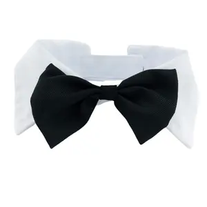 Pet Bowtie Collar for Dogs & Cats, Adjustable Stylish Bow Tie for Weddings & Parties, Perfect Accessory for Medium Pets