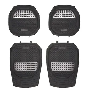 Heavy Duty Car Floor Mat, 4pcs Set Universal Waterproof Fits for Ford F150 Chevy Silverado Toyota Tacoma pickup Truck, Car Floor Mat, Non-slip Washable Car Floor Mat, Car Accessories