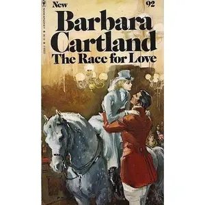 USED-The Race for Love by Barbara Cartland (Paperback)