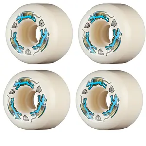 Powell Peralta Skateboard Wheels 54mm x 39mm Dragon Formula 97A AA2 Nano Rat Off White