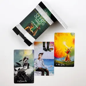 Classic Bright Tarot Cards with Guide, Outdoor Camping Game Cards, Party Gathering Entertainment, Essential Hobby Gift