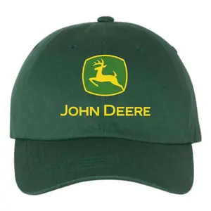 Classic John Deere's Green Baseball Cap - Adjustable Dad Hat with Embroidered Logo - Vintage Farm & Agriculture Style Outdoor Hat