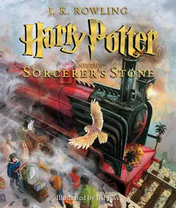 Harry Potter and the Sorcerer's Stone: The Illustrated Edition (Harry Potter, Book 1): Volume 1 -- J. K. Rowling - Hardcover