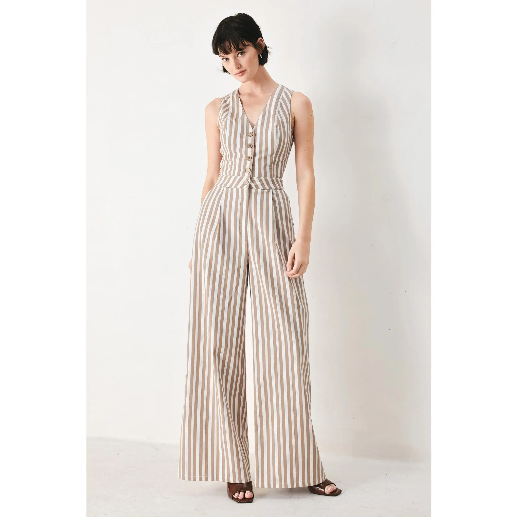 NATURAL RHYTHM WOVEN JUMPSUIT