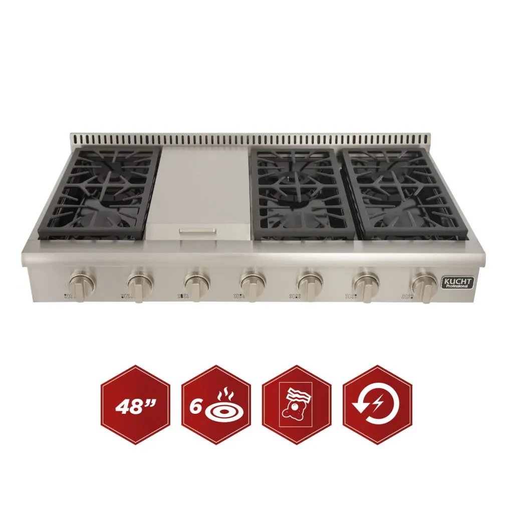 Kucht 48″ Gas Range Top Kucht 48″ Gas Range Top