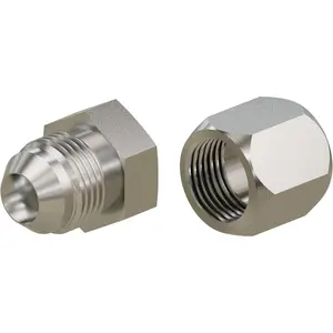 1/4" JIC 37 °   Cap & Plug Kit for Hydraulic Hose Tube and Pipe - Dash # 04