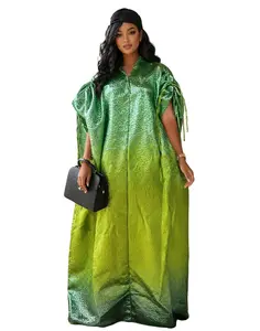 Women's Luxury Embellished Bodycon Kaftan Maxi Dress - Elegant Casual, Formal Evening Gown