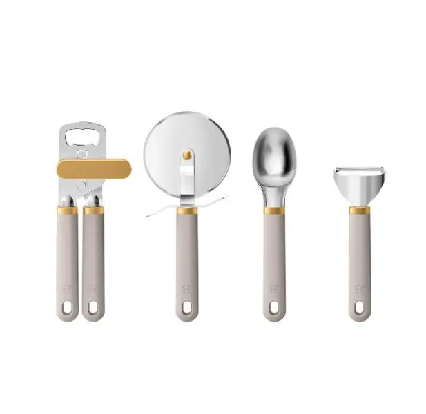 Beautiful 4-Piece Essentials Gadget Set, Porcini Taupe by Drew Barrymore