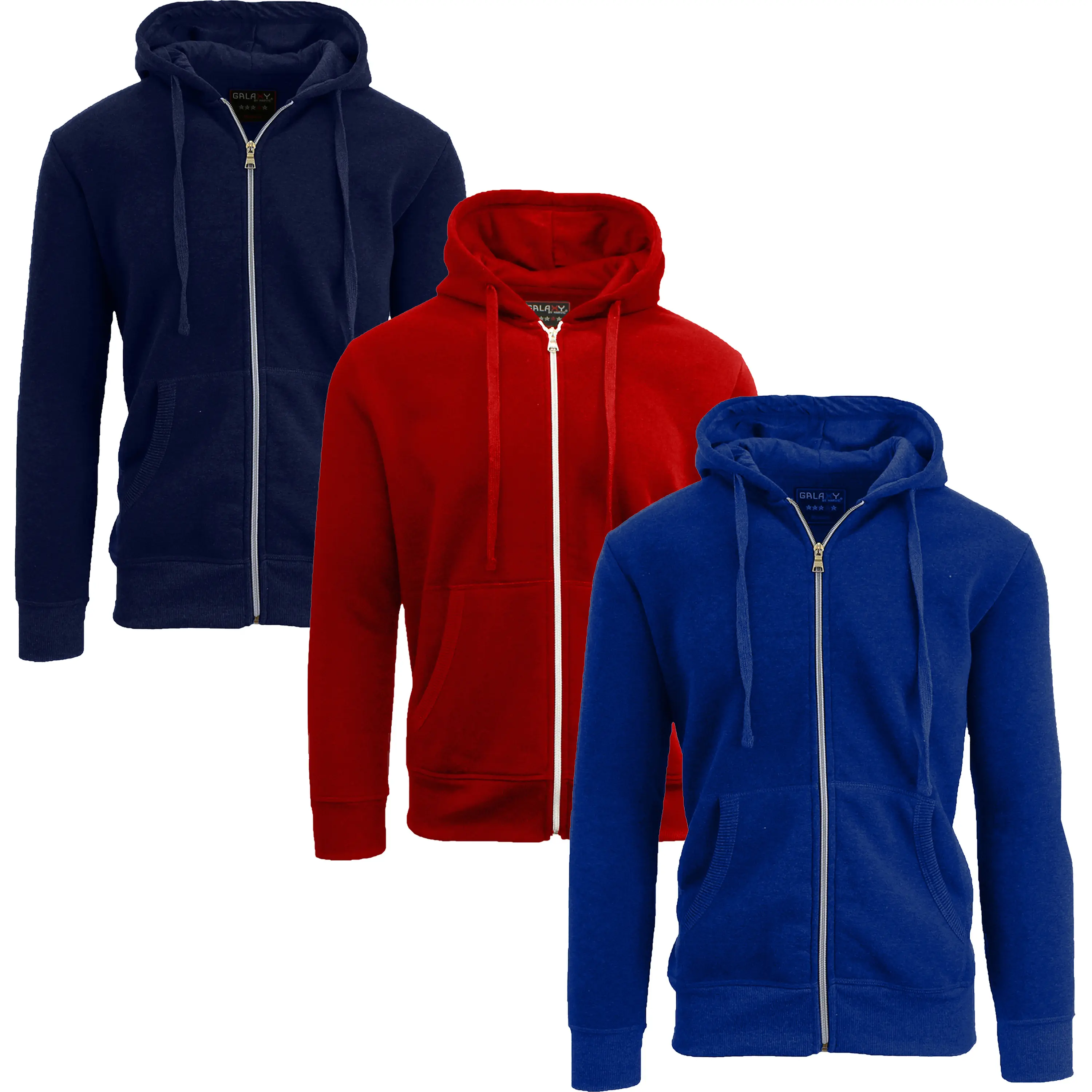 (3-Pack) Navy-Red-Royal