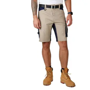 Ellobird Work Shorts for Men Construction Pants Mens Workwear Cordura Cargo Loose Fit Utility Carpenter Workwear Short