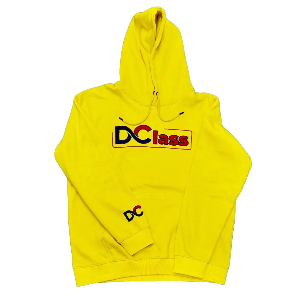 Yellow Hoodie D-CLASS [Embroidery] Unisex & Comfort