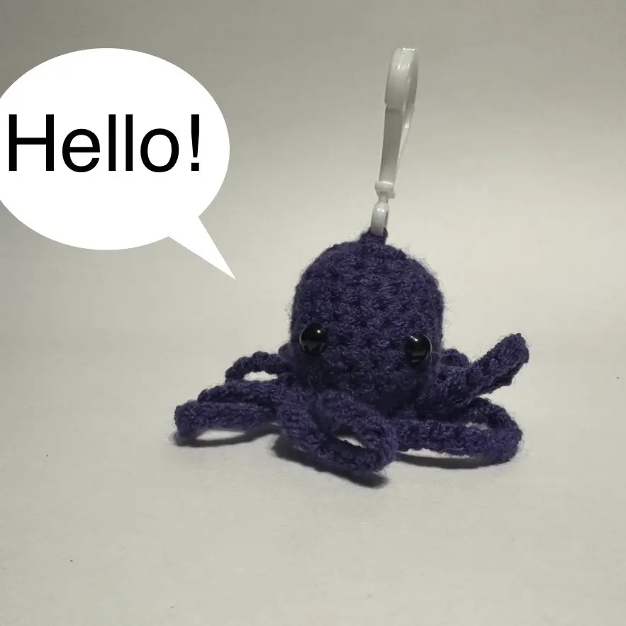 Octopus Keychain