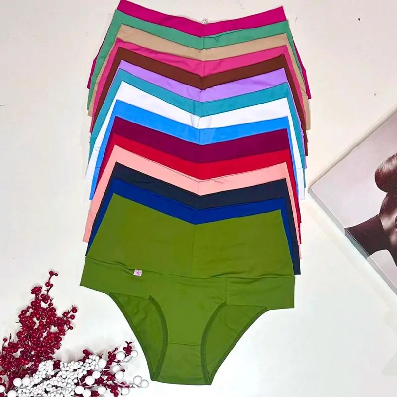 Ximenas'k Calzon Faja Abuela Brazilian Lingerie High Waist Briefs Soft  Fabric Women's Underwear Comfortable Everyday Wear Panties Womenswear Cotton Original Overall