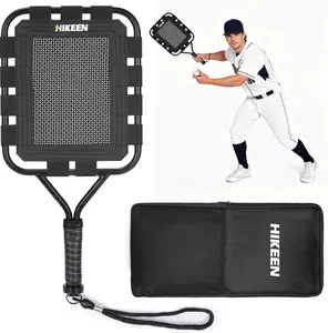 Hikeen Baseball Racket for Fly Balls – Wide Elastic Bands Fungo Bat for Coaches, Help Players Practice Pop Flies, Ground Balls & Line Drives