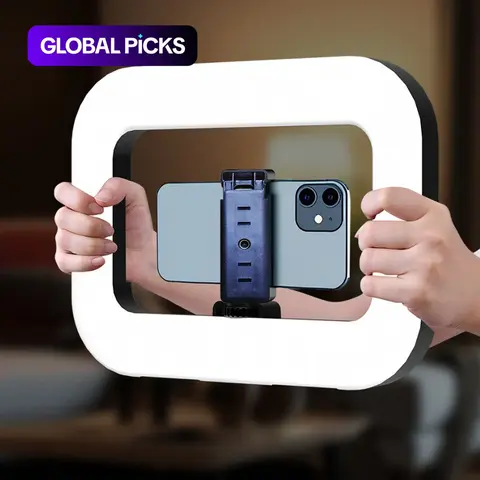 Portable Handheld, Selfie Led Lights, Rechargeable Video Light, USB Rechargeable Phone Selfie Light, Selfie Light Stand, Phone Accessories for Live Streaming, Vlogging & Photography, Led Smartphone Light, Cell Phone Light #GLOBAL PICKS