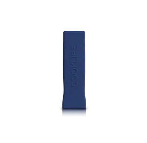 Silicone Handle Holder Branded Blue