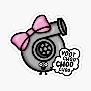 Turbo Bow Sticker