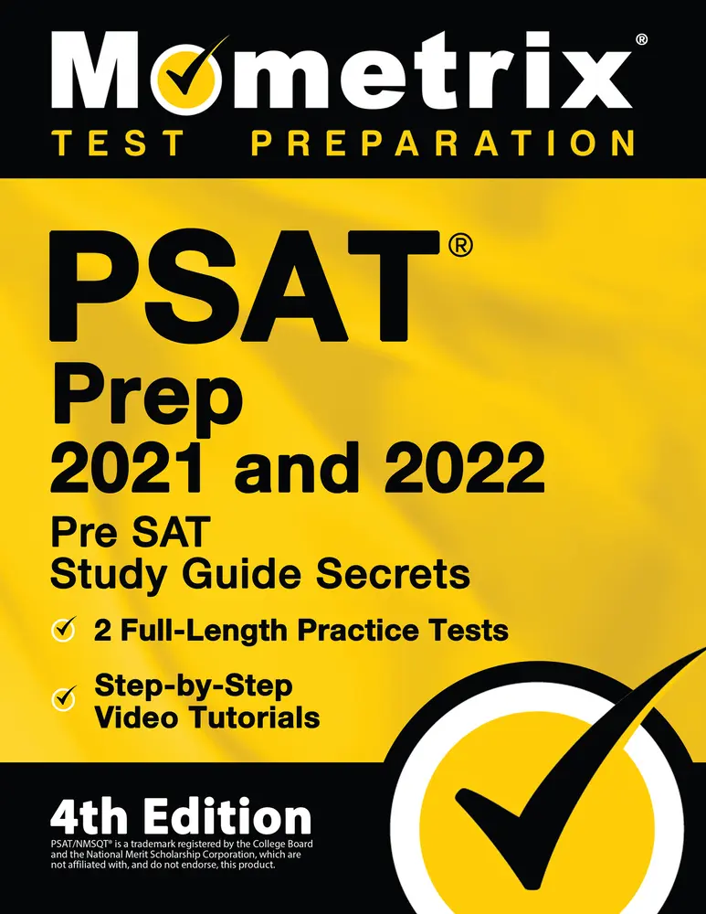 USED Book - PSAT Prep 2021 and 2022 - Pre SAT Study Guide Secrets, 2 Full-Length Practice Tests, Step-by-Step Video Tutorials: [4th Edition] by Matthew Bowling (Paperback) - english