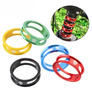 28.6mm Aluminum Alloy Headset Spacer, Universal for Mountain, Road, Fixed Gear and Folding Bikes, Fork Stem Riser Spacer
